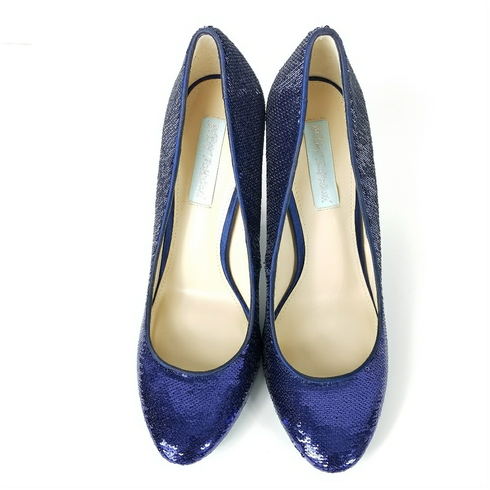 Betsy Johnson Sequined Pumps SZ 6